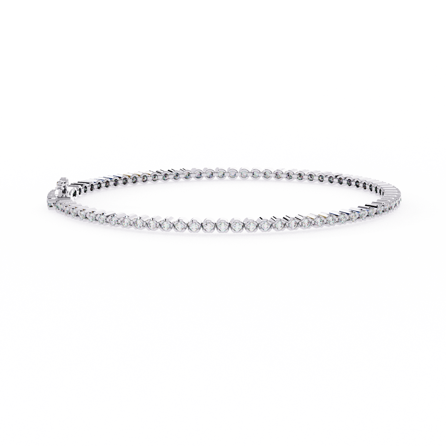 Baguette Diamond Tennis Bracelet