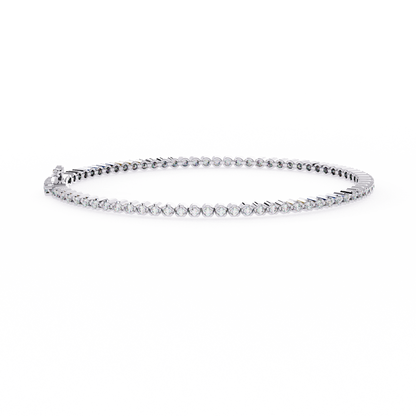 Baguette Diamond Tennis Bracelet