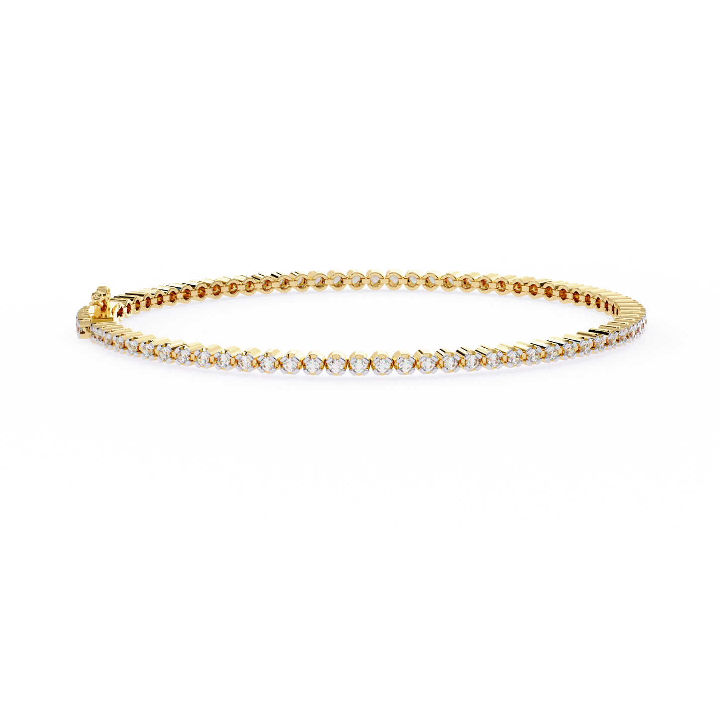 Baguette Diamond Tennis Bracelet