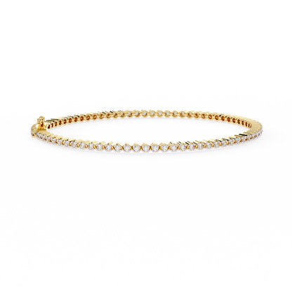 Baguette Diamond Tennis Bracelet