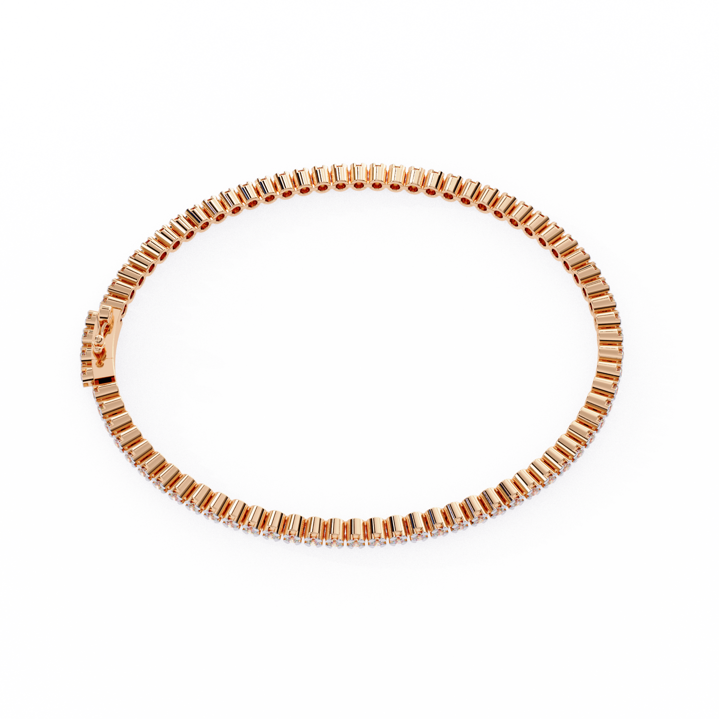 Baguette Diamond Tennis Bracelet