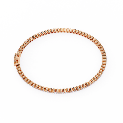 Baguette Diamond Tennis Bracelet