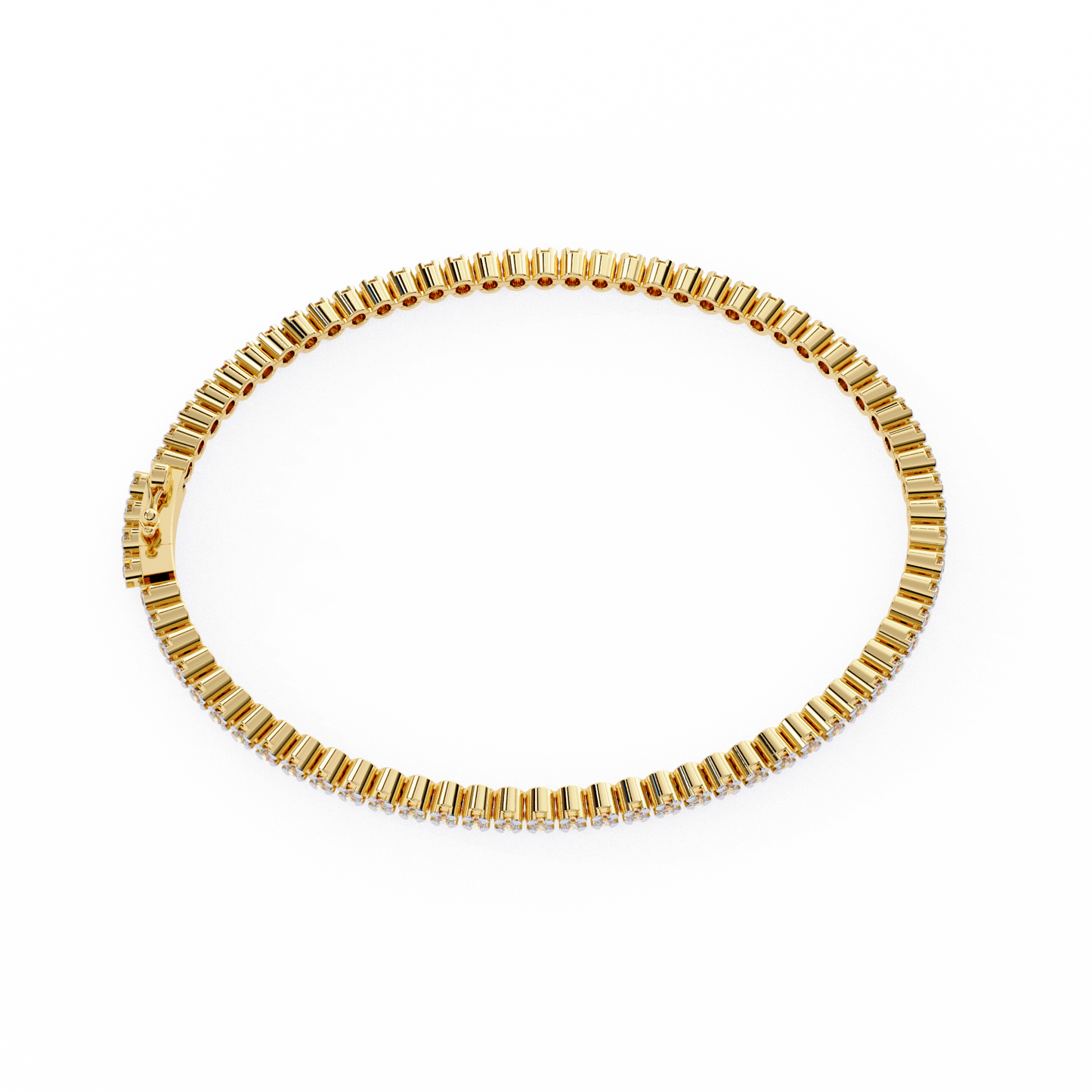 Baguette Diamond Tennis Bracelet