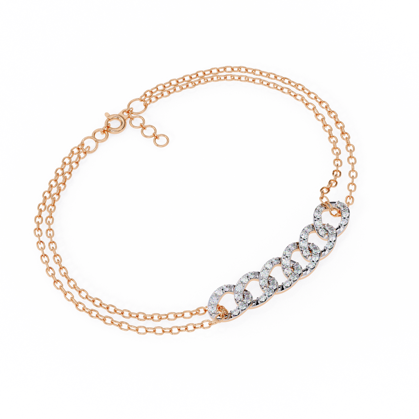 Pavé Cuban Link Chain Bracelet