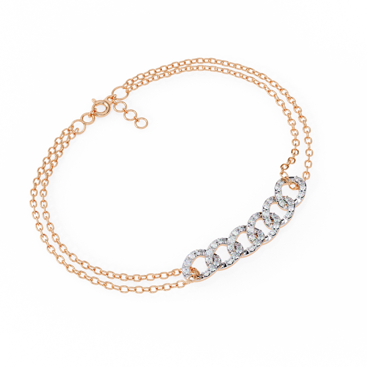Pavé Cuban Link Chain Bracelet