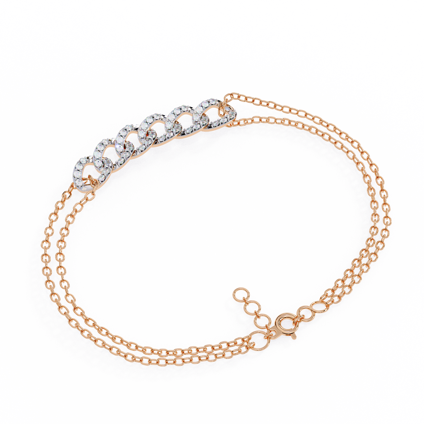 Pavé Cuban Link Chain Bracelet