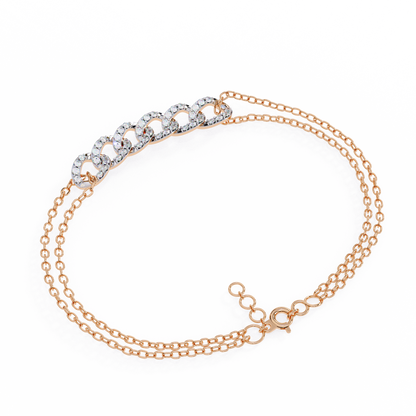 Pavé Cuban Link Chain Bracelet