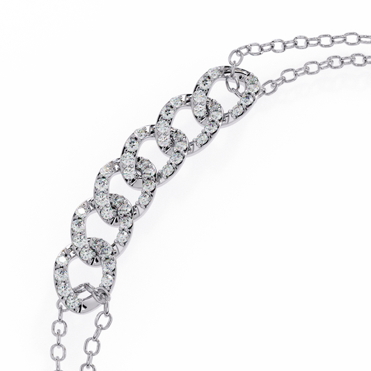 Pavé Cuban Link Chain Bracelet