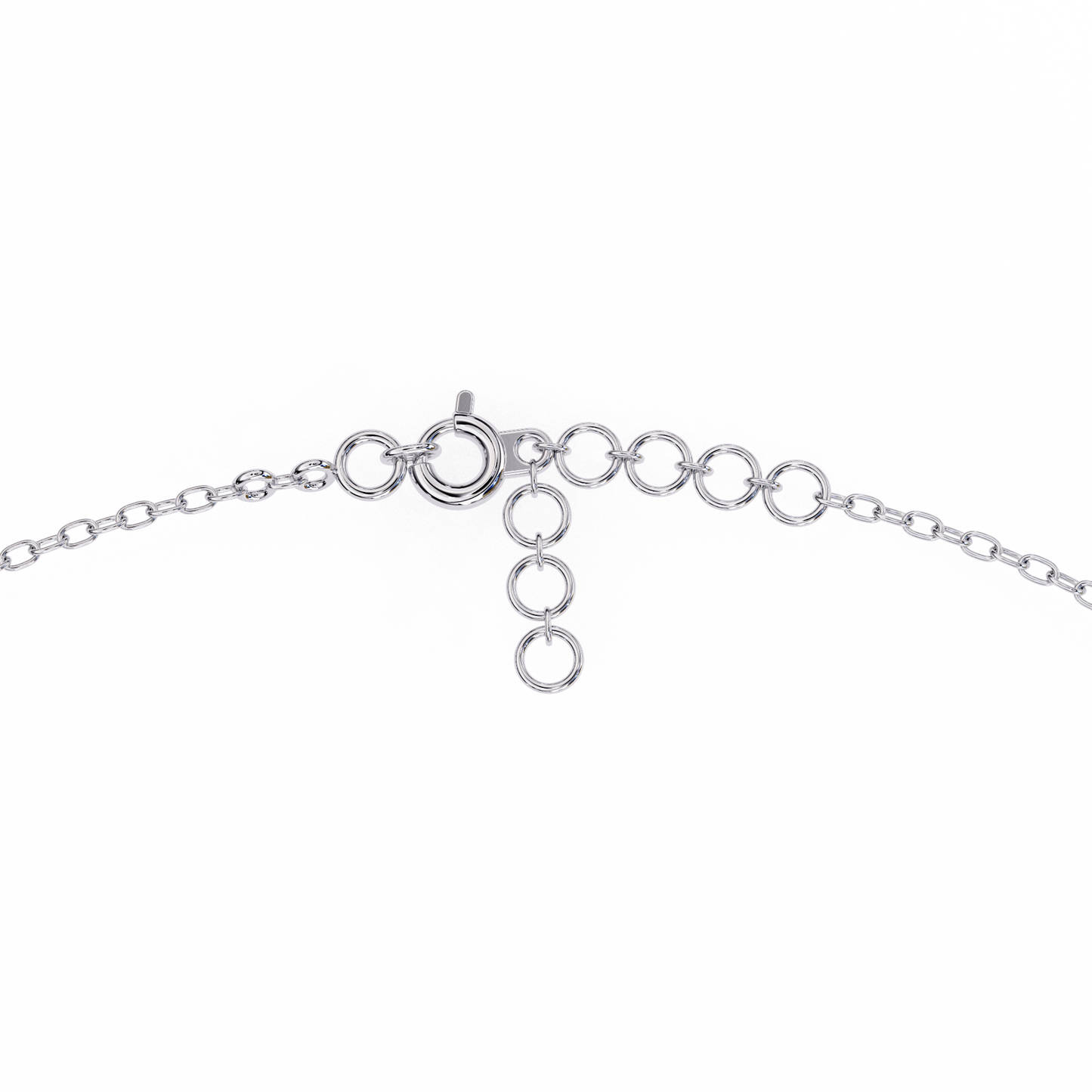 Diamond Eternity Circle Chain Bracelet
