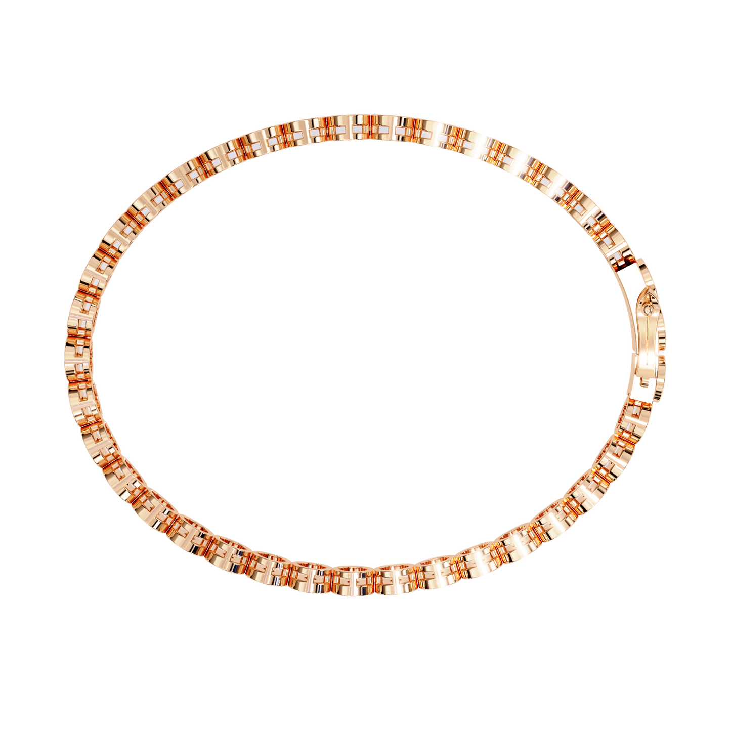 Classic Bezel-Set Diamond Tennis Bracelet