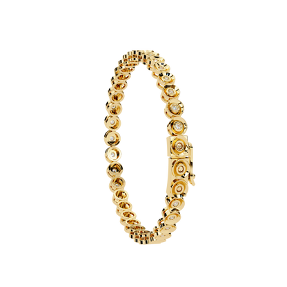 Classic Bezel-Set Diamond Tennis Bracelet