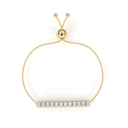 Minimalist Diamond Bar Bracelet