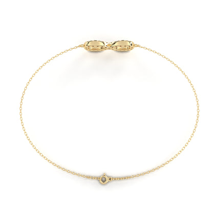 Infinity Halo Diamond Bracelet