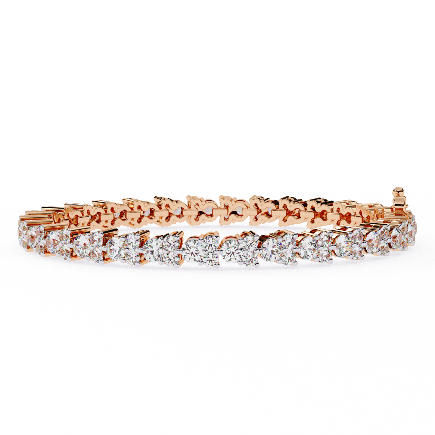 Classic Round Diamond Tennis Bracelet