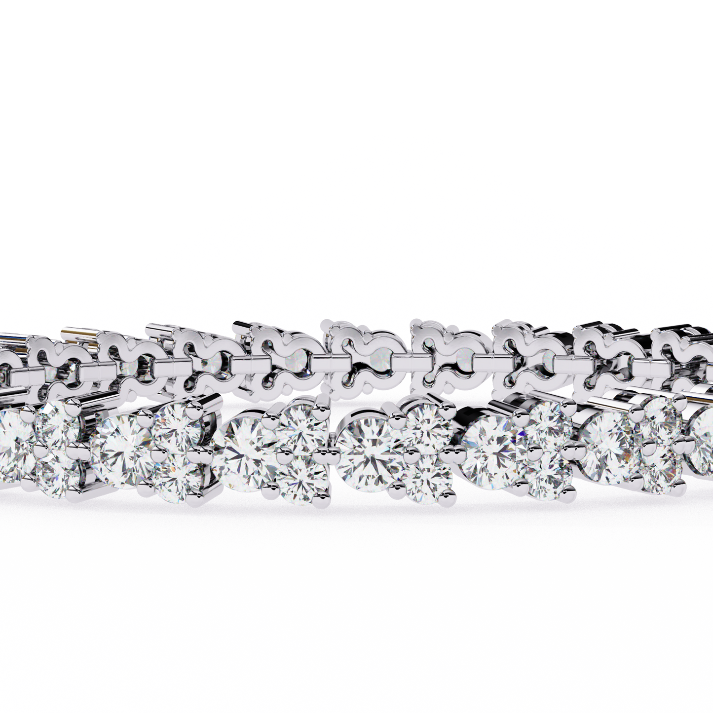 Classic Round Diamond Tennis Bracelet
