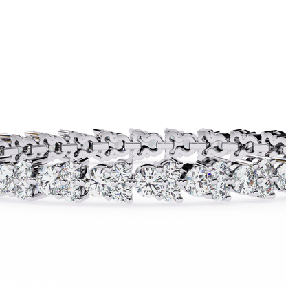 Classic Round Diamond Tennis Bracelet