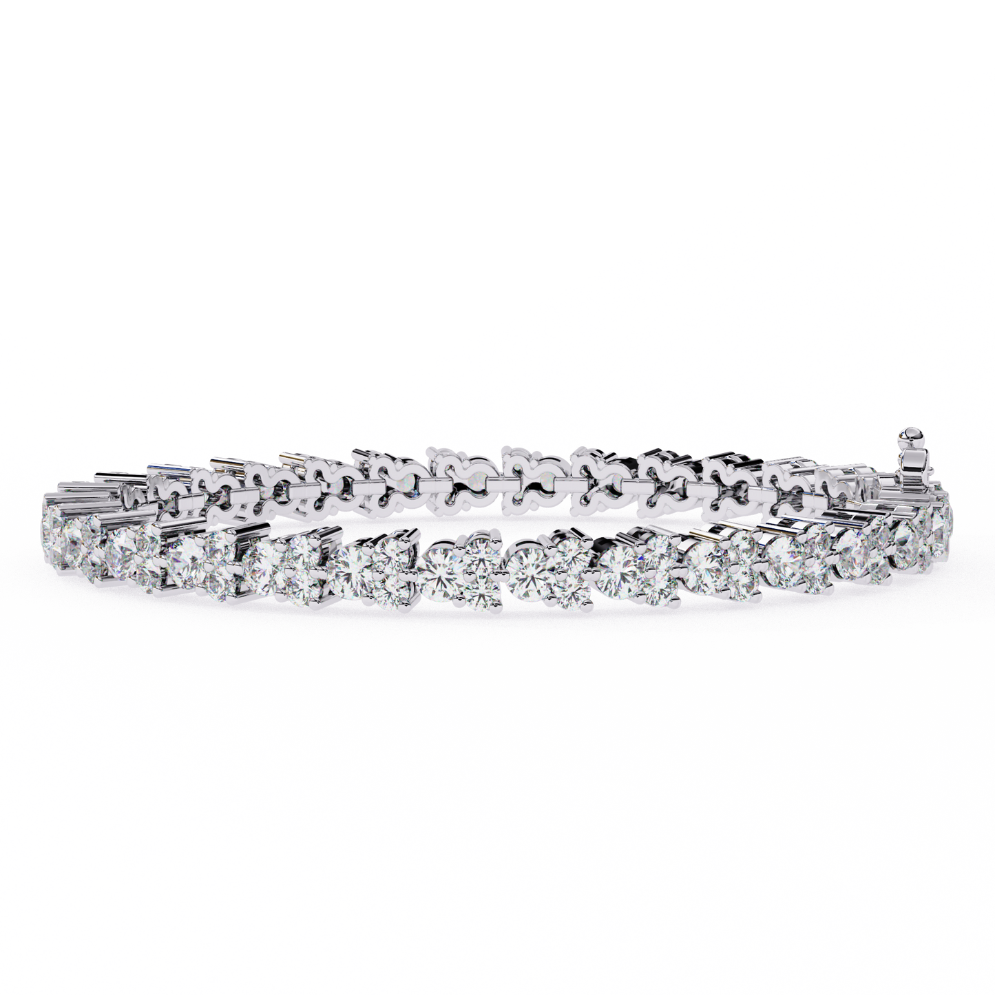 Classic Round Diamond Tennis Bracelet
