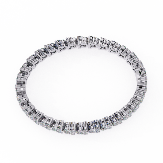Classic Round Diamond Tennis Bracelet