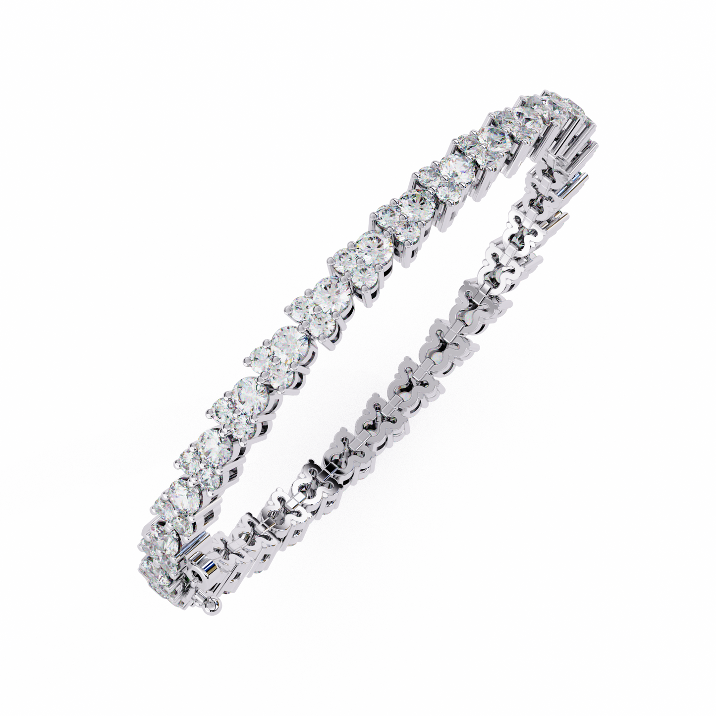 Classic Round Diamond Tennis Bracelet