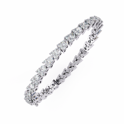 Classic Round Diamond Tennis Bracelet