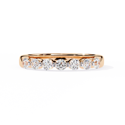 Half Eternity Diamond Band Ring