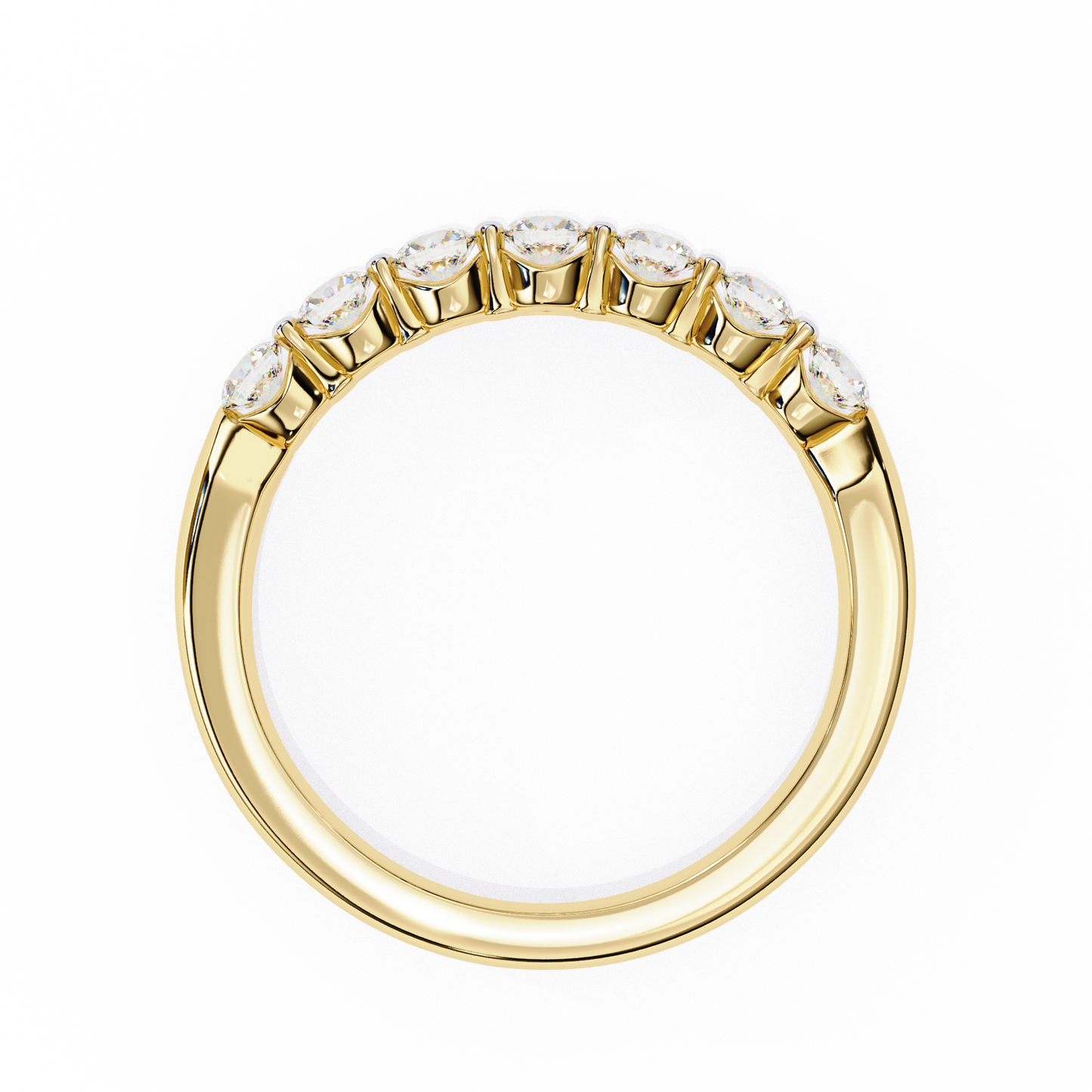 Half Eternity Diamond Band Ring