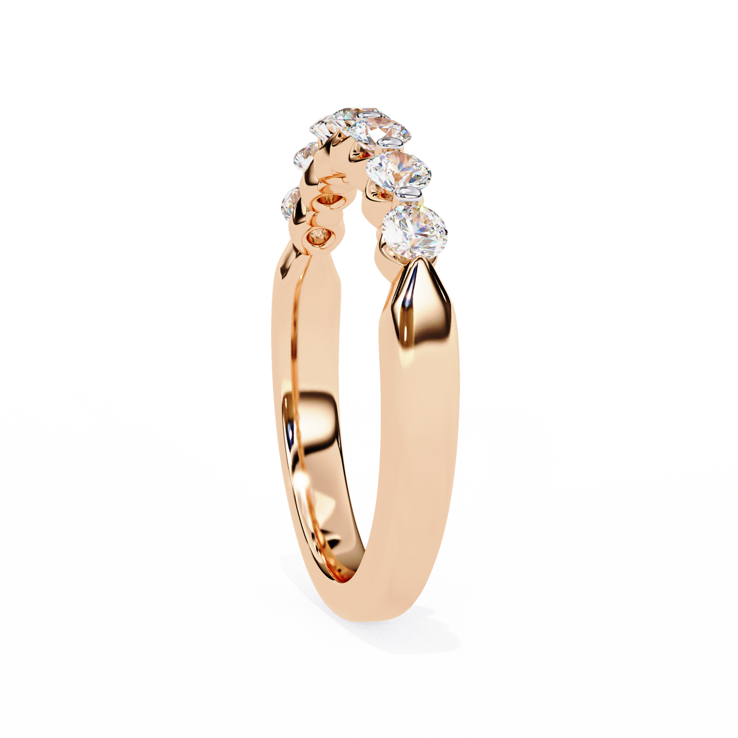 Half Eternity Diamond Band Ring