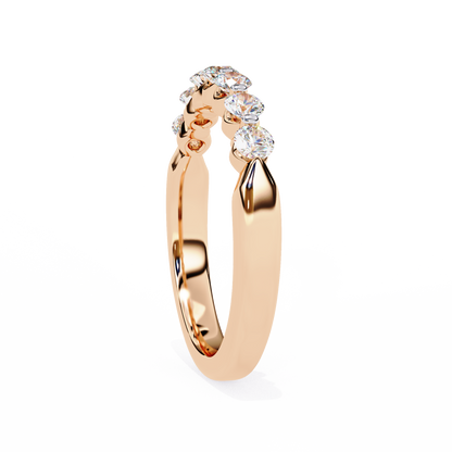 Half Eternity Diamond Band Ring