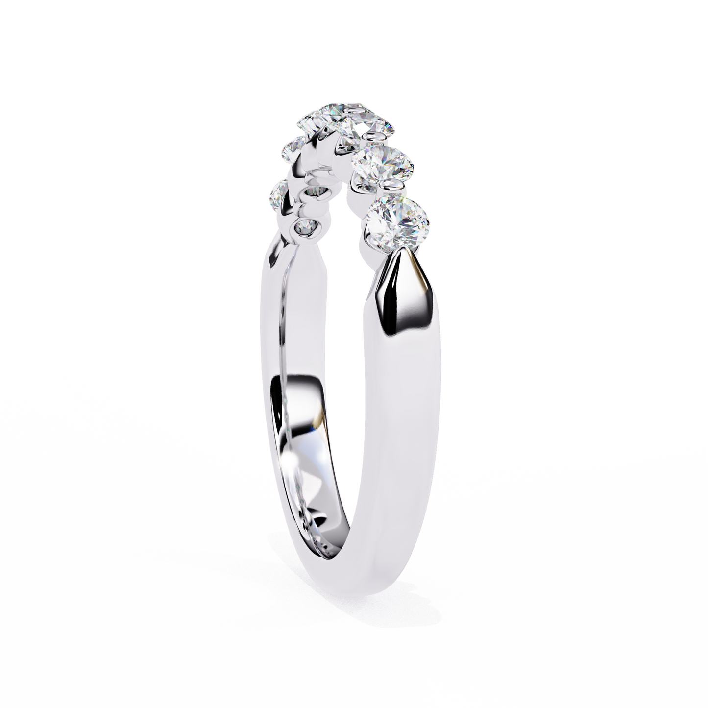 Half Eternity Diamond Band Ring