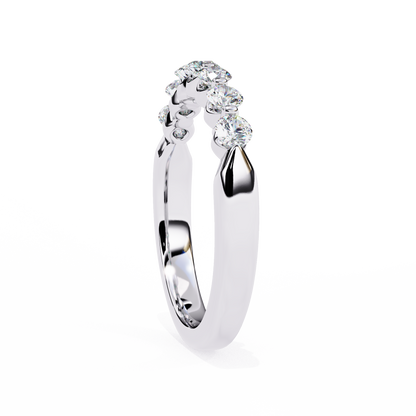 Half Eternity Diamond Band Ring