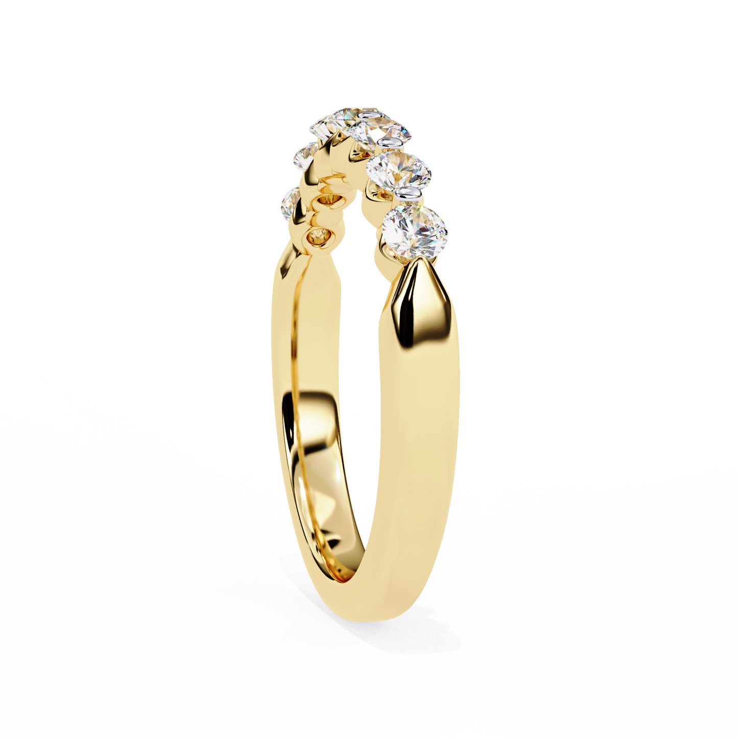 Half Eternity Diamond Band Ring