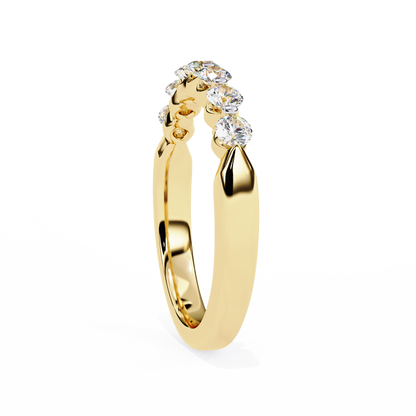 Half Eternity Diamond Band Ring