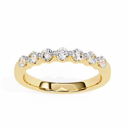 Half Eternity Diamond Band Ring