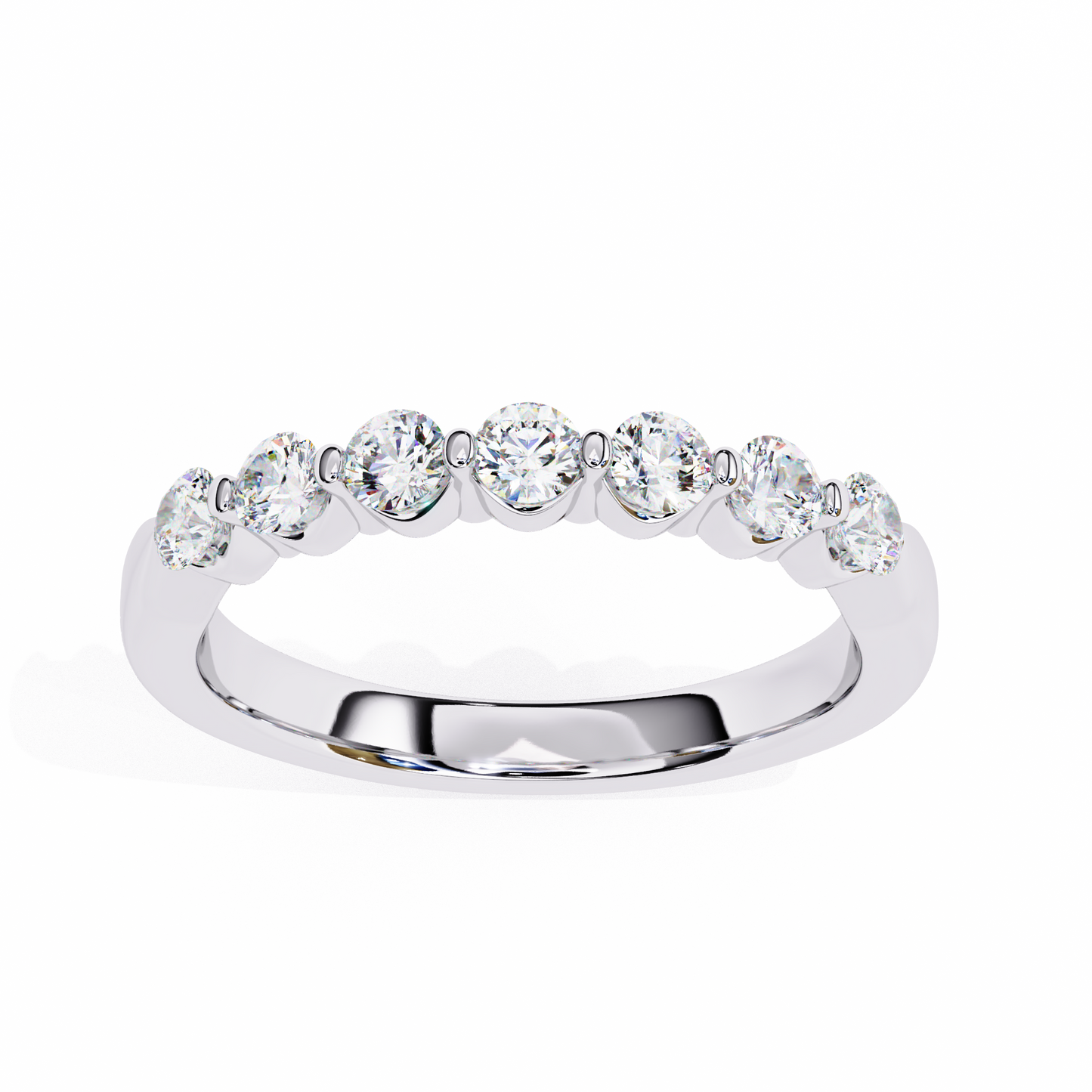 Half Eternity Diamond Band Ring