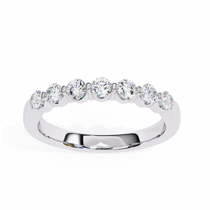 Half Eternity Diamond Band Ring