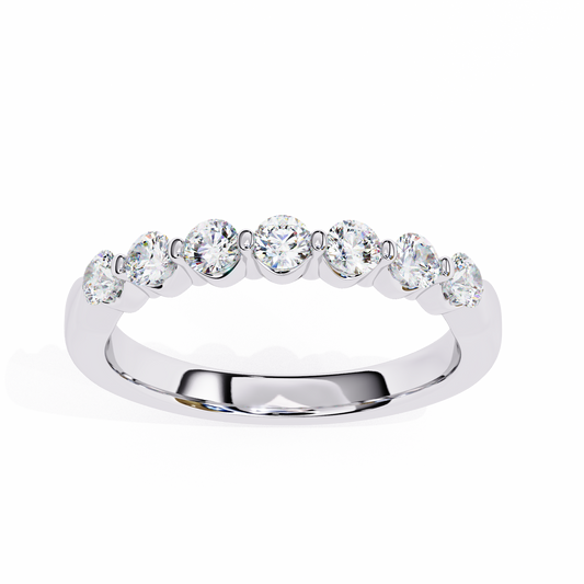 Half Eternity Diamond Band Ring