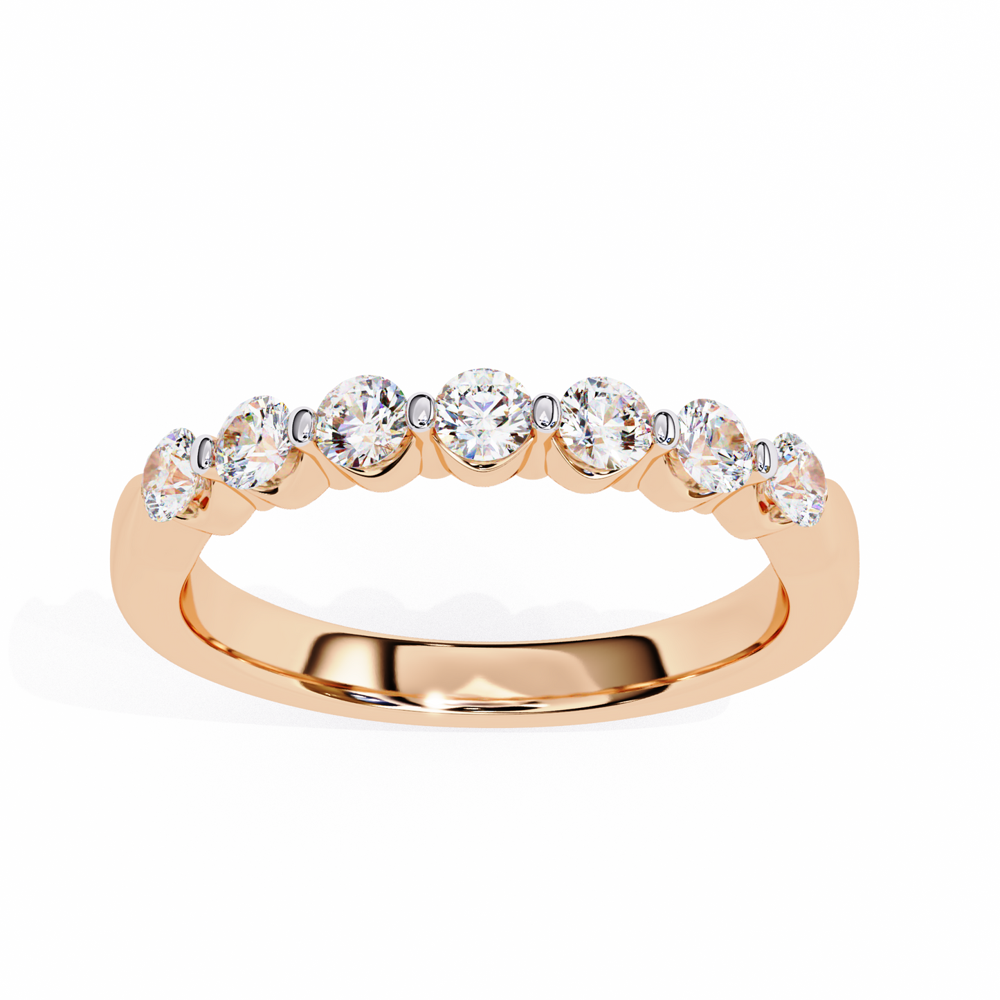 Half Eternity Diamond Band Ring
