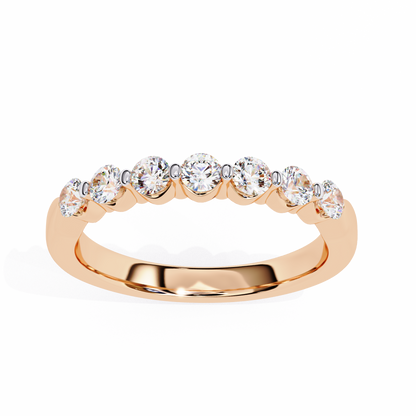 Half Eternity Diamond Band Ring
