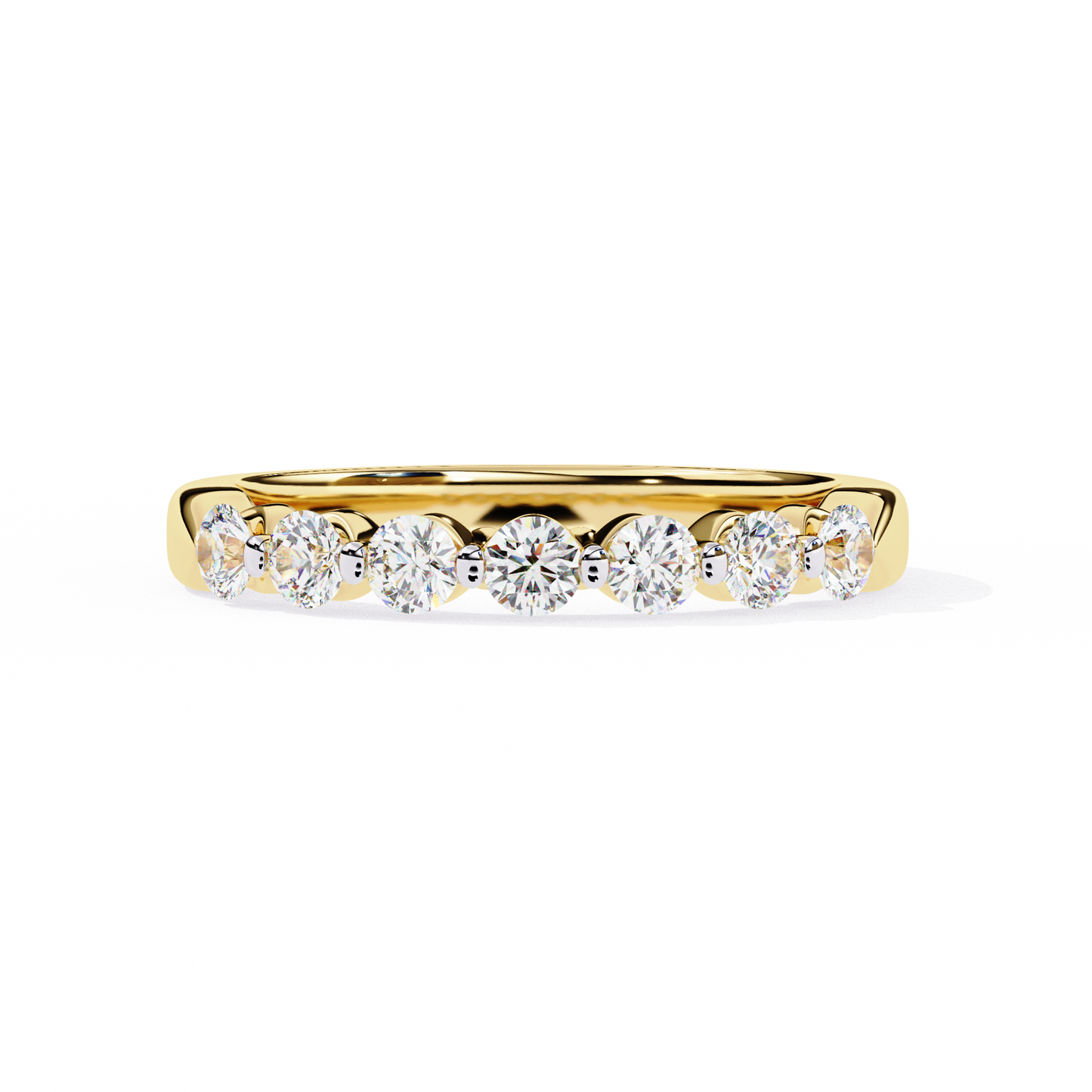 Half Eternity Diamond Band Ring