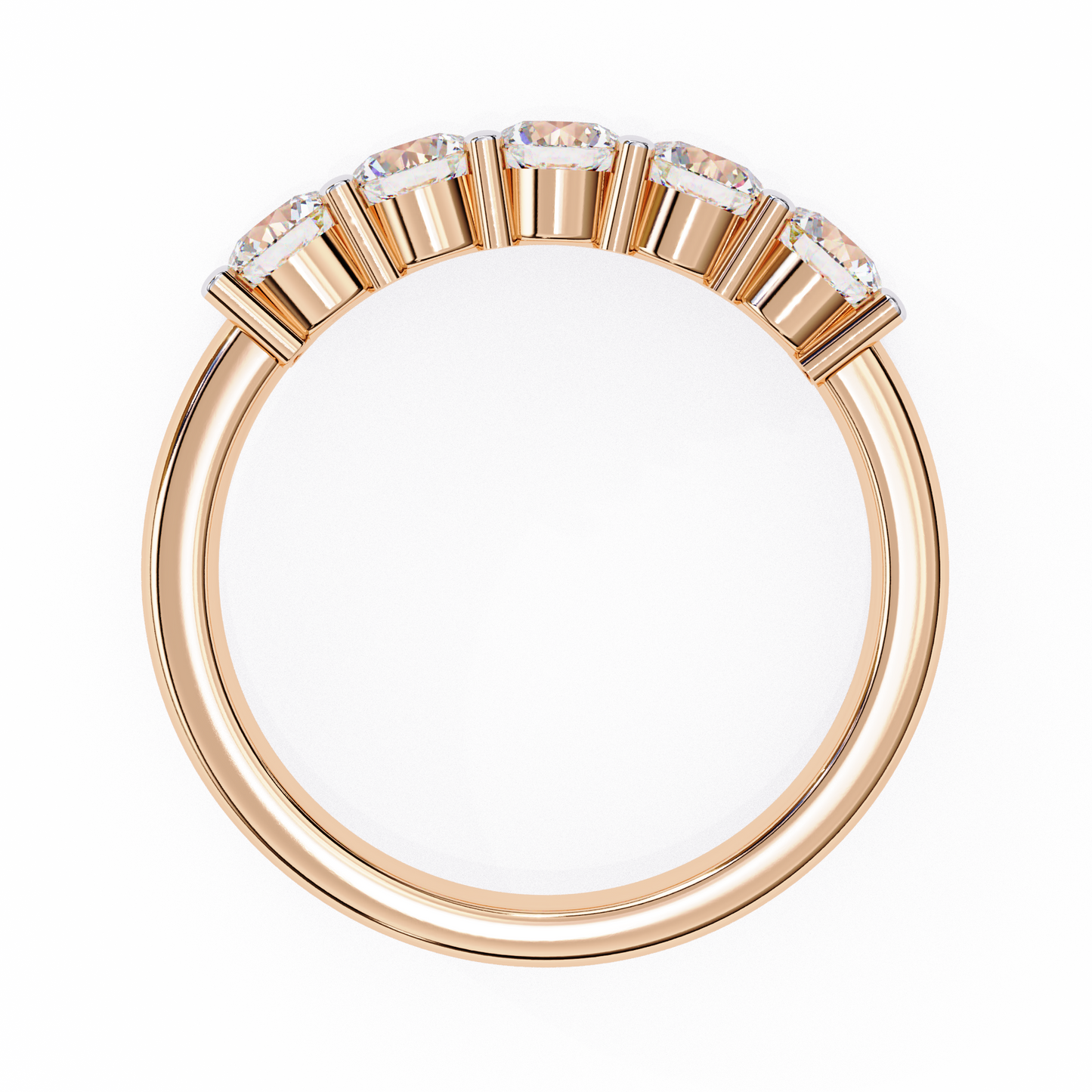 Five Stone Round Diamond Ring