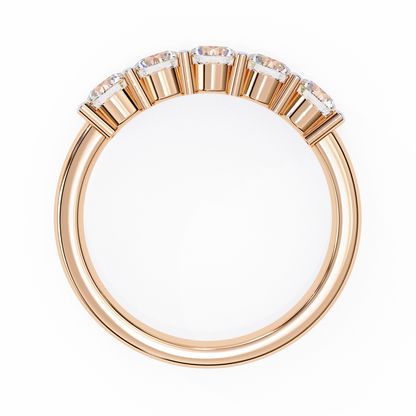 Five Stone Round Diamond Ring