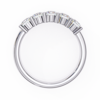 Five Stone Round Diamond Ring