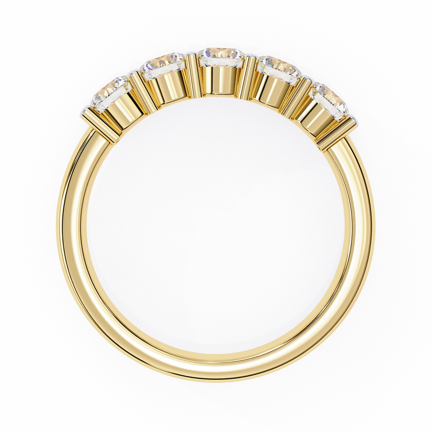 Five Stone Round Diamond Ring