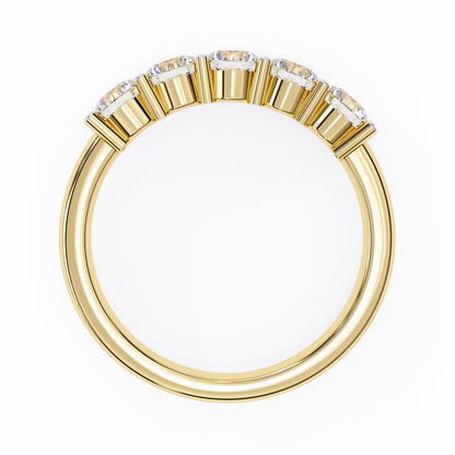 Five Stone Round Diamond Ring