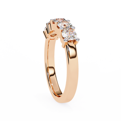 Five Stone Round Diamond Ring