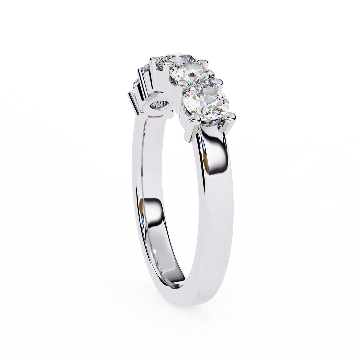 Five Stone Round Diamond Ring