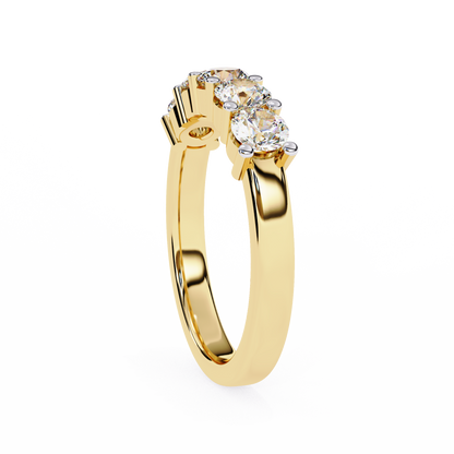 Five Stone Round Diamond Ring
