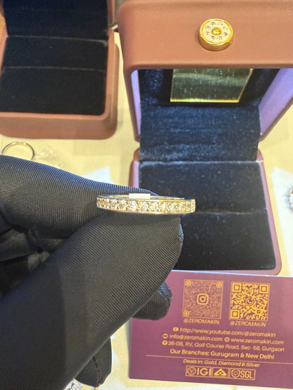Classic White Gold Diamond Eternity Band Ring