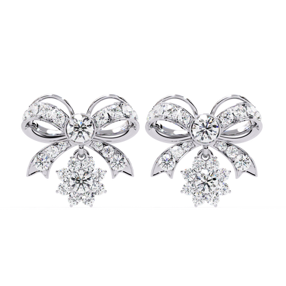 Seraphine Bow Diamond Earrings