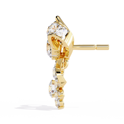 Seraphine Bow Diamond Earrings